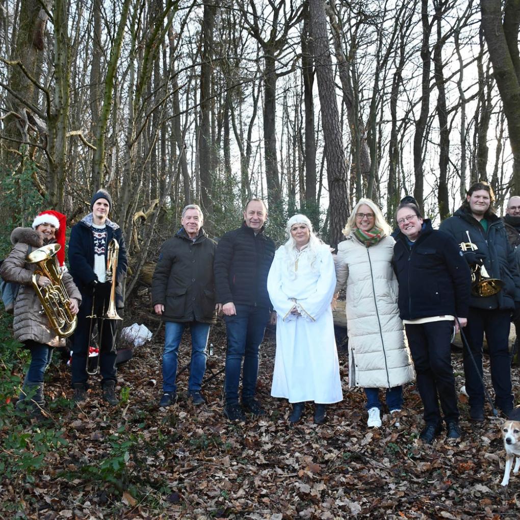 Turmbläser Neuhonrath an Heilig Abend