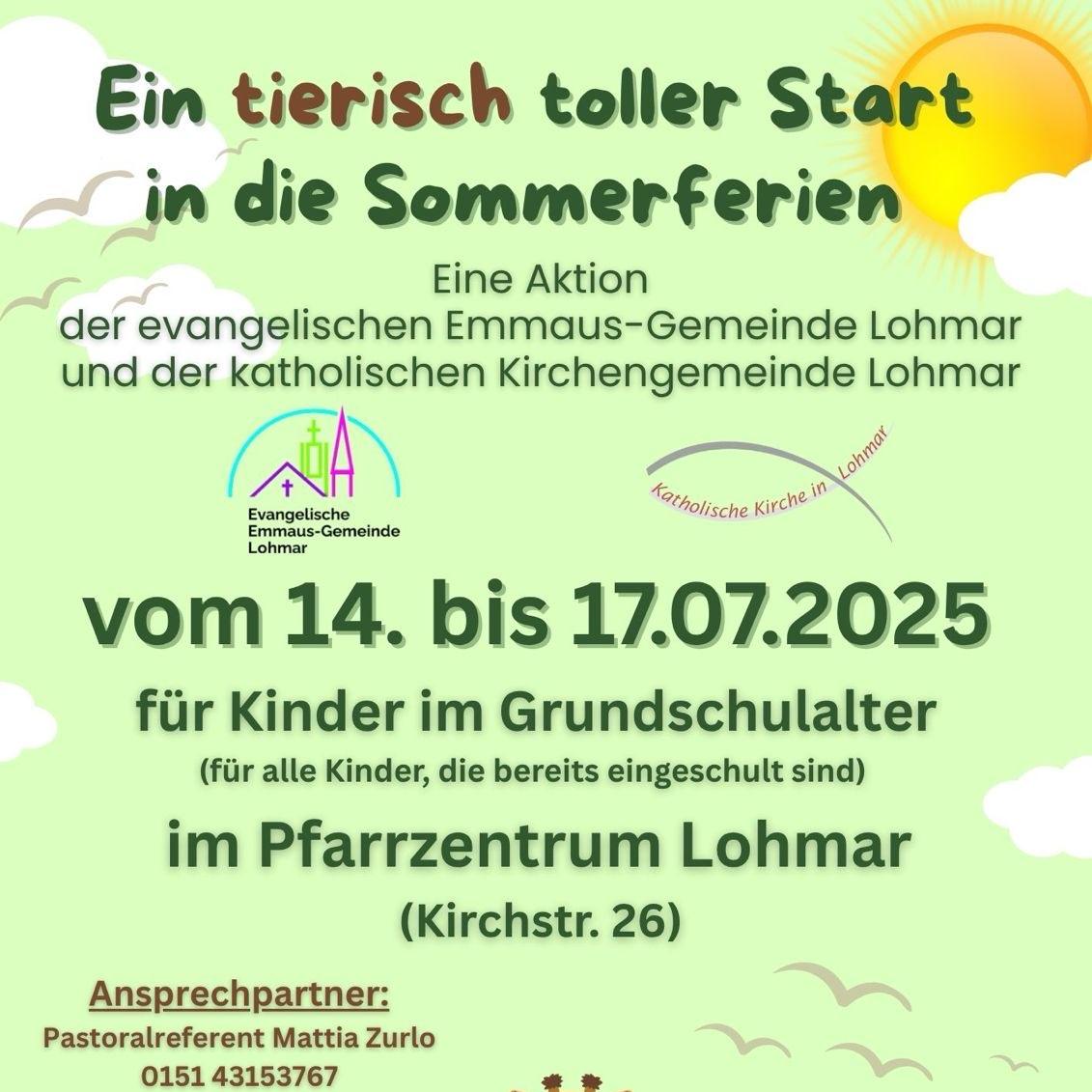Ein tierisch toller Start in die Sommerferien!