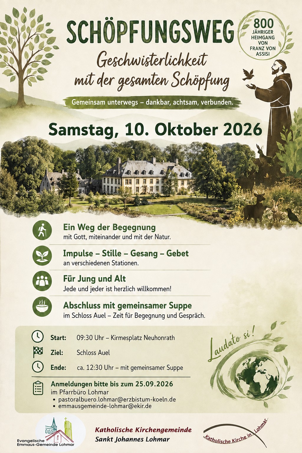 Plakat Schöpfüngsweg 2026