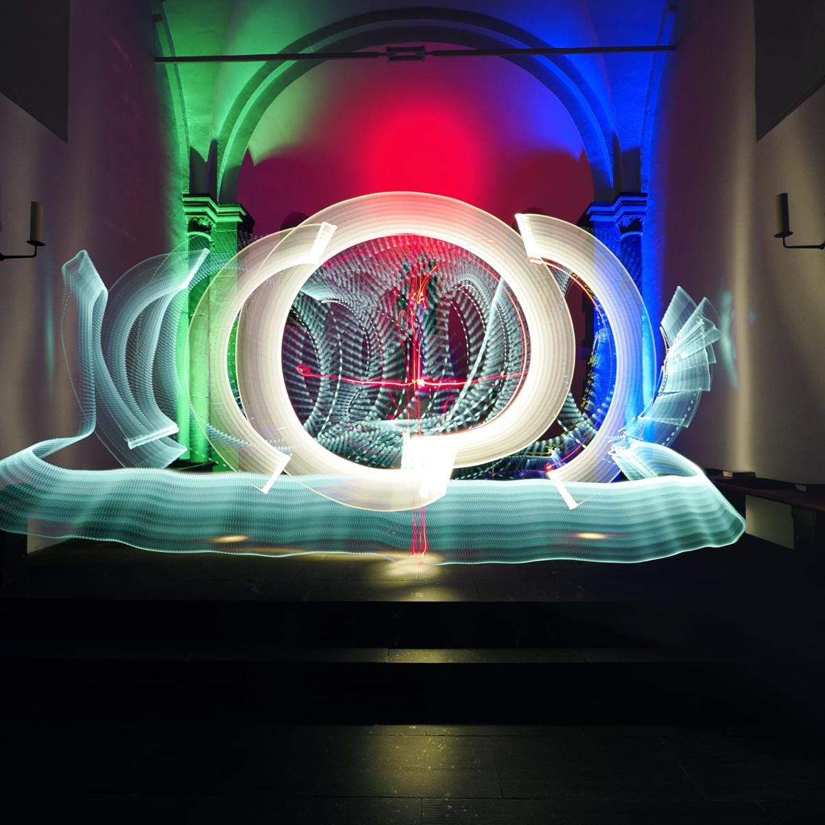 Light Painting in St. Johannes Lohmar