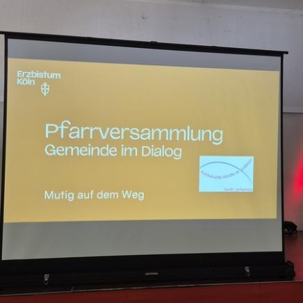 Pfarrversammlung und Familienmesse