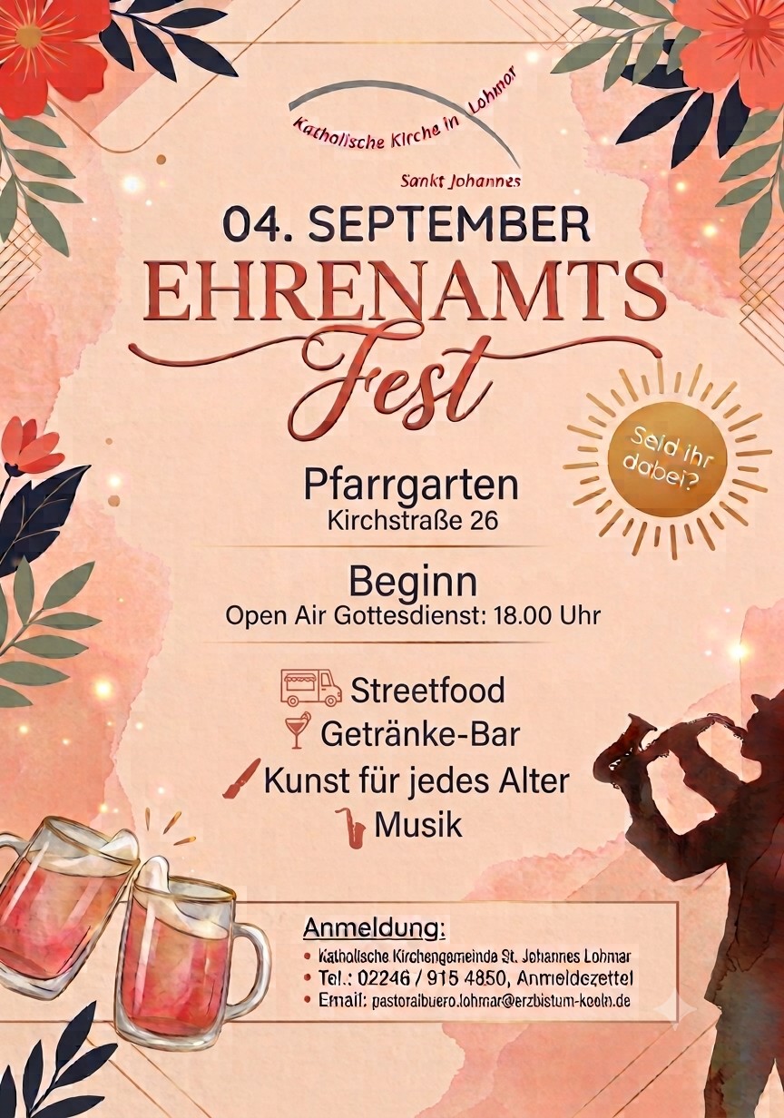Ehrenamtsfest 26 Plakat
