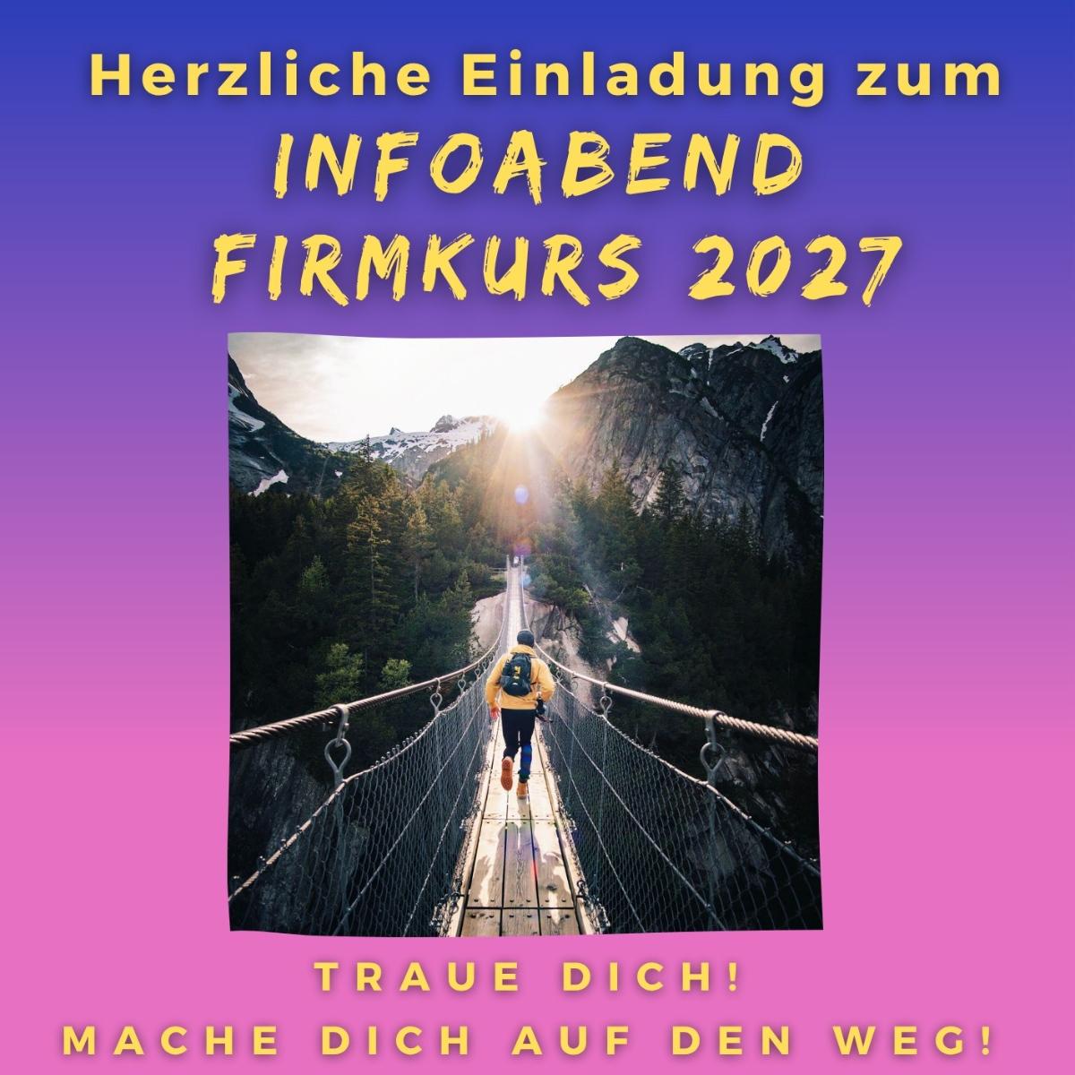 Infoabend Firmkurs 2027