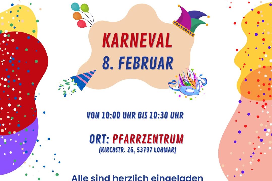 Kleinkindergottesdienst - Karveval