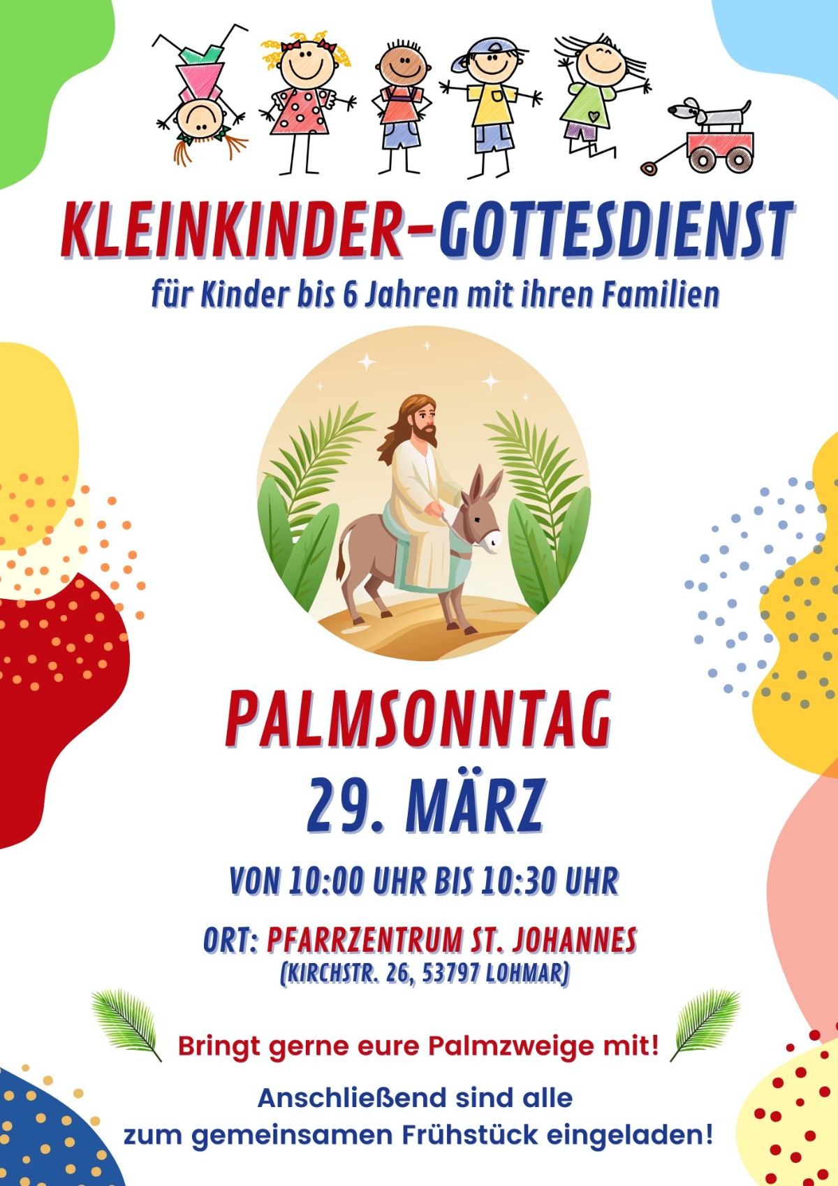 Kleinkindergottesdienst - Palmsonntag