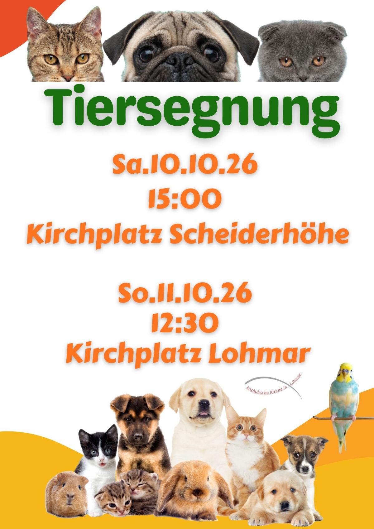 Tiersegnung